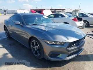 2025 Ford Mustang EcoBoost z VIN 1FA6P8TH1S5113392, wystawiony jako IAAI lot #43350320 z przebiegiem 3 498 mil mil oraz . Historia ofert i sprzedaży dostępna na DreamBid. Obrazek 1.