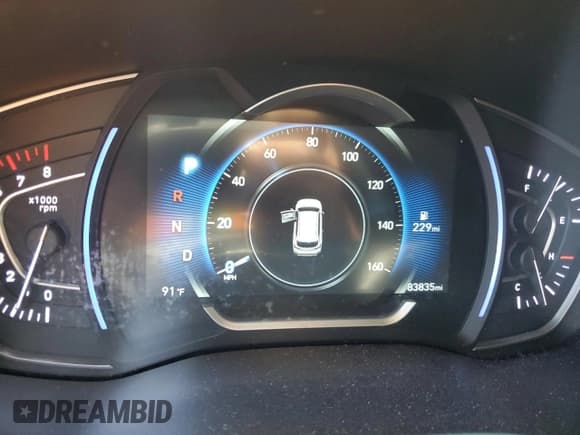 ✅ 2019 Hyundai Santa Fe Ultimate • VIN: 5NMS5CAA9KH077388 • Lot: 56836004. Wystawiony na Copart z przebiegiem 83 835 mil. Bezpłatny archiwum sprzedaży aukcyjnych z USA i szczegółowy raport historii pojazdu na DreamBid. Zdjęcie 9.