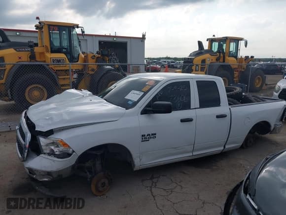✅ 2019 Ram 1500 Tradesman • VIN: 1C6RR6FG7KS630276 • Lot: 43049405. Listed on IAAI with 104,053 mi. Free auction sales archive from the USA and detailed vehicle history report at DreamBid. Image 14.