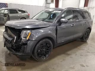 ✅ 2022 Kia Telluride EX • VIN: 5XYP3DHC4NG278106 • Lot: 90818915. Listed on Copart with 93,366 mi. Free auction sales archive from the USA and detailed vehicle history report at DreamBid. Image 1.