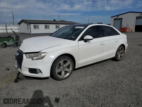 ✅ 2017 Audi A3 Premium • VIN: WAUB8GFFXH1020569 • Lot: 86224335. Listed on Copart with Not provided. Free auction sales archive from the USA and detailed vehicle history report at DreamBid. Image 1.
