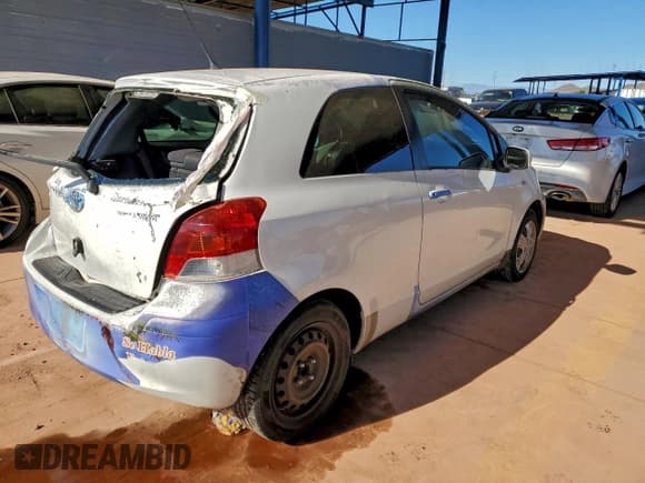 ✅ 2010 Toyota Yaris • VIN: JTDJT4K36A5320826 • Lot: 94568235. Listed on Copart with 201,064 mi. Free auction sales archive from the USA and detailed vehicle history report at DreamBid. Image 3.
