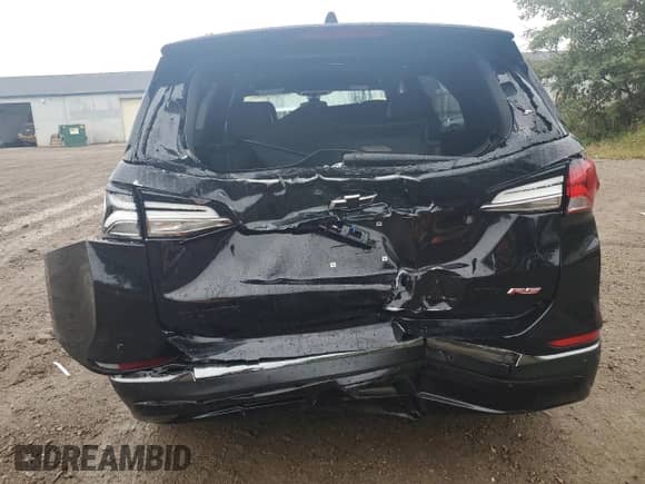 2024 Chevrolet Equinox RS with VIN 3GNAXWEG1RL210431, listed as a Copart auction lot 81722605 with 21,367 mi miles and Clean title. Bid and sale history available at DreamBid. Image 6.