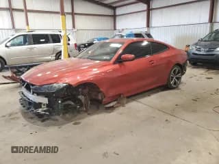 ✅ 2022 BMW 4 Series 430i xDrive • VIN: WBA73AP08NCJ36364 • Лот: 50254143. Опубликован ранее на Copart с пробегом 14 231 миль. Бесплатный доступ к архиву аукционных продаж из США и подробный отчёт об истории автомобиля на DreamBid. Изображение 1.