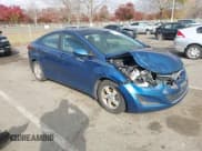 ✅ 2015 Hyundai Elantra SE • VIN: KMHDH4AE4FU389704 • Lot: 43702083. Listed on IAAI with 125,881 mi. Free auction sales archive from the USA and detailed vehicle history report at DreamBid. Image 1.