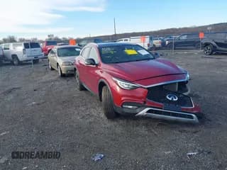 ✅ 2018 Infiniti QX30 Essential • VIN: SJKCH5CR6JA001949 • Lot: 41863195. Listed on IAAI with 59,778 mi. Free auction sales archive from the USA and detailed vehicle history report at DreamBid. Image 1.