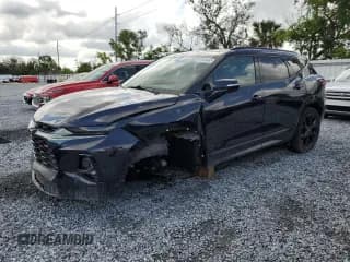 ✅ 2021 Chevrolet Blazer RS • VIN: 3GNKBERS5MS529079 • Лот: 61943485. Опубликован ранее на Copart с пробегом 60 924 миль. Бесплатный доступ к архиву аукционных продаж из США и подробный отчёт об истории автомобиля на DreamBid. Изображение 1.