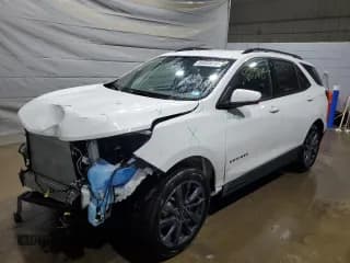 ✅ 2024 Chevrolet Equinox RS • VIN: 3GNAXWEG3RS104035 • Lot: 86883815. Listed on Copart with 14,300 mi. Free auction sales archive from the USA and detailed vehicle history report at DreamBid. Image 1.