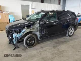 2021 Chevrolet Equinox Premier with VIN 3GNAXXEV0MS113367, listed as a Copart auction lot 67598985 with 59,675 mi miles and Salvage title. Bid and sale history available at DreamBid. Image 1.
