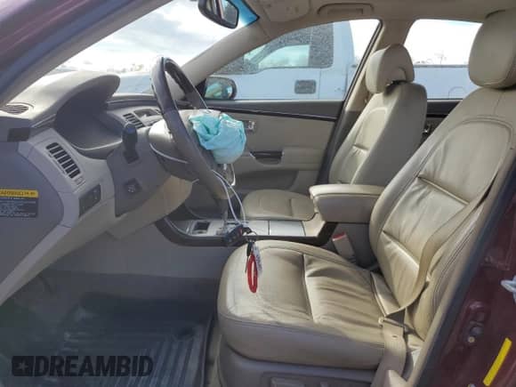 2009 Hyundai Azera Limited with VIN KMHFC46F69A372224, listed as a Copart auction lot 78834284 with 79,758 mi miles and Salvage title. Bid and sale history available at DreamBid. Image 7.