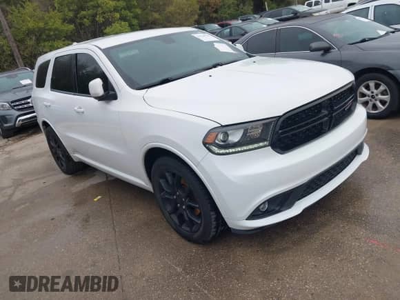 2017 Dodge Durango R/T with VIN 1C4SDHCT1HC651102, listed as a IAAI auction lot 43524736 with 206,293 mi miles and . Bid and sale history available at DreamBid. Image 1.