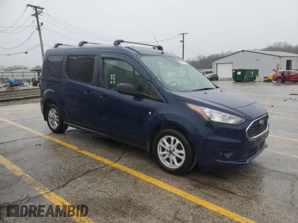 ✅ 2020 Ford Transit Connect XLT • VIN: NM0GE9F24L1471321 • Lot: 53403925. Listed on Copart with 198,056 mi. Free auction sales archive from the USA and detailed vehicle history report at DreamBid. Image 4.