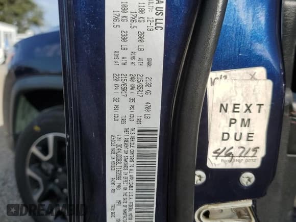 ✅ 2020 Jeep Compass Trailhawk • VIN: 3C4NJDDB2LT163598 • Lot: 82390145. Wystawiony na Copart z przebiegiem 146 193 mil. Bezpłatny archiwum sprzedaży aukcyjnych z USA i szczegółowy raport historii pojazdu na DreamBid. Zdjęcie 13.