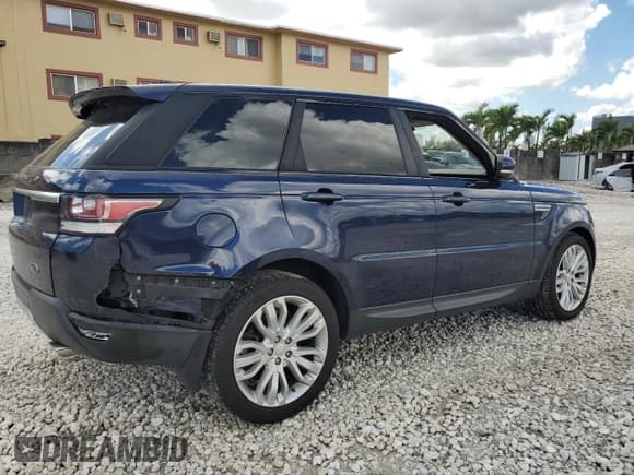 ✅ 2017 Land Rover Range Rover Sport HSE • VIN: SALWR2FV0HA133502 • Lot: 86496425. Listed on Copart with 100,230 mi. Free auction sales archive from the USA and detailed vehicle history report at DreamBid. Image 3.
