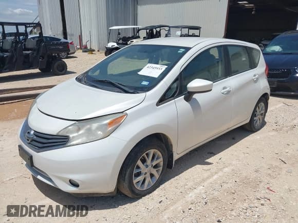 ✅ 2015 Nissan Note S • VIN: 3N1CE2CPXFL419619 • Lot: 42345933. Listed on IAAI with 99,289 mi. Free auction sales archive from the USA and detailed vehicle history report at DreamBid. Image 2.