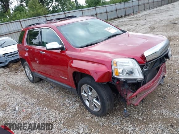 ✅ 2015 GMC Terrain SLT • VIN: 2GKALSEKXF6211681 • Lot: 42845355. Listed on IAAI with 110,546 mi. Free auction sales archive from the USA and detailed vehicle history report at DreamBid. Image 1.