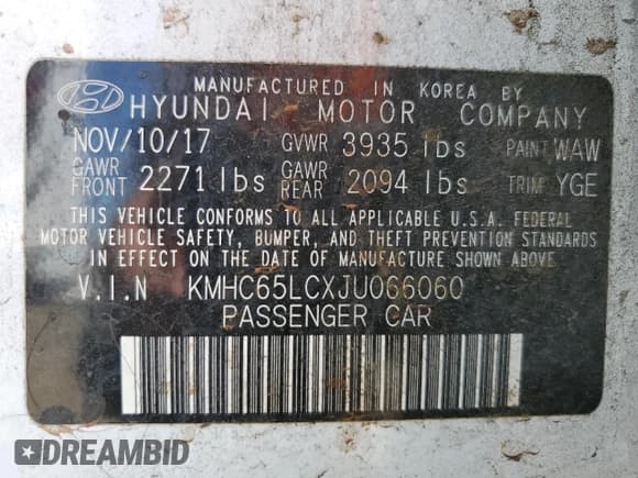 ✅ 2018 Hyundai Ioniq Blue • VIN: KMHC65LCXJU066060 • Lot: 53742275. Wystawiony na Copart z przebiegiem 145 721 mil. Bezpłatny archiwum sprzedaży aukcyjnych z USA i szczegółowy raport historii pojazdu na DreamBid. Zdjęcie 13.