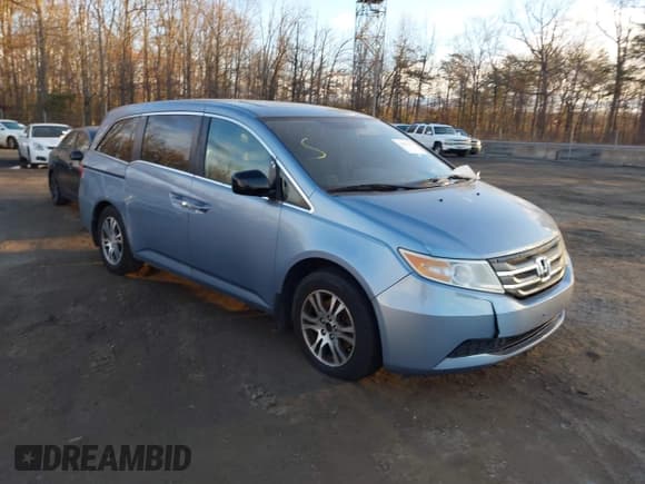 ✅ 2012 Honda Odyssey EX-L • VIN: 5FNRL5H64CB143706 • Lot: 43815237. Listed on IAAI with Not provided. Free auction sales archive from the USA and detailed vehicle history report at DreamBid. Image 1.