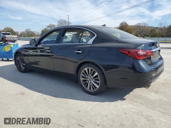 ✅ 2019 Infiniti Q50 Luxe • VIN: JN1EV7APXKM514545 • Lot: 91575755. Listed on Copart with 70,129 mi. Free auction sales archive from the USA and detailed vehicle history report at DreamBid. Image 2.