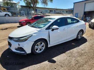 ✅ 2017 Chevrolet Cruze LT • VIN: 1G1BE5SM1H7258515 • Lot: 81238725. Listed on Copart with 187,219 mi. Free auction sales archive from the USA and detailed vehicle history report at DreamBid. Image 1.
