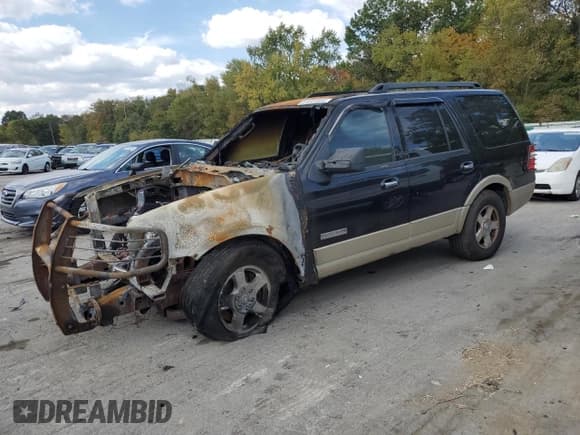 ✅ 2007 Ford Expedition Eddie Bauer • VIN: 1FMFU18587LA36074 • Lot: 81004985. Listed on Copart with Not provided. Free auction sales archive from the USA and detailed vehicle history report at DreamBid. Image 1.