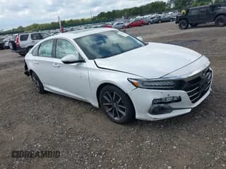 ✅ 2021 Honda Accord EX-L • VIN: 1HGCV1F52MA117975 • Lot: 43123963. Wystawiony na IAAI z przebiegiem 47 990 mil. Bezpłatny archiwum sprzedaży aukcyjnych z USA i szczegółowy raport historii pojazdu na DreamBid. Zdjęcie 1.