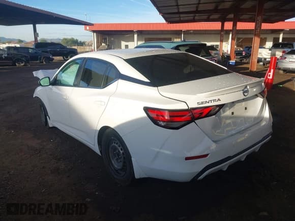 ✅ 2020 Nissan Sentra S • VIN: 3N1AB8BV9LY254566 • Lot: 43723139. Listed on IAAI with Not provided. Free auction sales archive from the USA and detailed vehicle history report at DreamBid. Image 3.