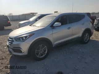 2018 Hyundai Santa Fe 2.4L z VIN 5XYZT3LB9JG552475, wystawiony jako Copart lot #86634735 z przebiegiem 140 403 mil mil oraz Czysty tytuł • Clean title. Historia ofert i sprzedaży dostępna na DreamBid. Obrazek 1.