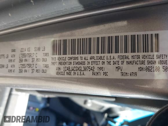 ✅ 2016 Jeep Wrangler Rubicon • VIN: 1C4BJWCGXGL307542 • Лот: 41407411. Опубликован ранее на IAAI с пробегом 124 749 миль. Бесплатный доступ к архиву аукционных продаж из США и подробный отчёт об истории автомобиля на DreamBid. Изображение 9.