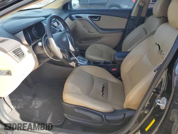 2012 Hyundai Elantra GLS with VIN KMHDH4AE0CU281835, listed as a Copart auction lot 90837345 with 157,421 mi miles and Clean title. Bid and sale history available at DreamBid. Image 7.