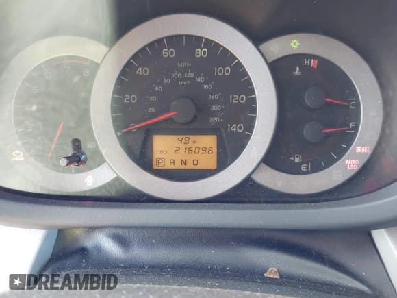 ✅ 2012 Toyota RAV4 • VIN: 2T3ZF4DV6CW136622 • Lot: 43664796. Listed on IAAI with 216,096 mi. Free auction sales archive from the USA and detailed vehicle history report at DreamBid. Image 7.