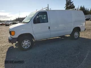 ✅ 2007 Ford Econoline Cargo Commercial • VIN: 1FTSE34LX7DB07866 • Лот: 86521535. Опубликован ранее на Copart с пробегом 129 530 миль. Бесплатный доступ к архиву аукционных продаж из США и подробный отчёт об истории автомобиля на DreamBid. Изображение 1.