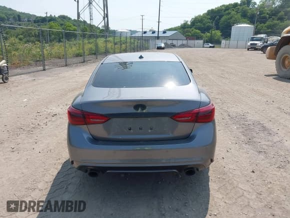✅ 2018 Infiniti Q50 Red Sport 400 • VIN: JN1FV7AP8JM460441 • Lot: 42375710. Listed on IAAI with 61,096 mi. Free auction sales archive from the USA and detailed vehicle history report at DreamBid. Image 16.