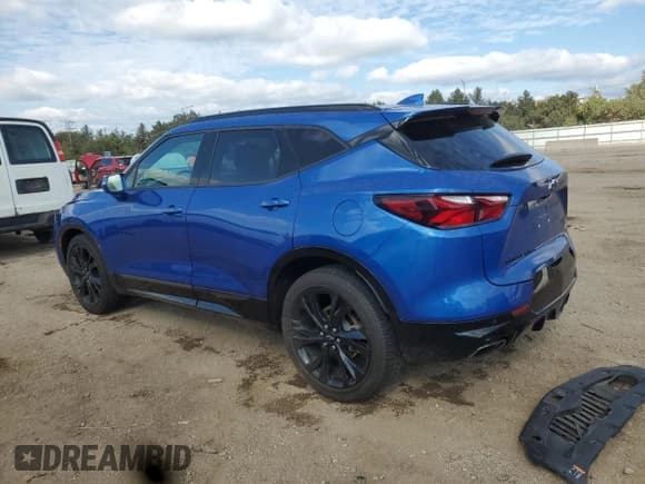✅ 2019 Chevrolet Blazer RS • VIN: 3GNKBJRS3KS593062 • Лот: 86661555. Опубликован ранее на Copart с пробегом 104 361 миль. Бесплатный доступ к архиву аукционных продаж из США и подробный отчёт об истории автомобиля на DreamBid. Изображение 2.