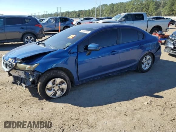 ✅ 2015 Honda Civic LX • VIN: 19XFB2F51FE086387 • Lot: 91100315. Wystawiony na Copart z przebiegiem 136 561 mil. Bezpłatny archiwum sprzedaży aukcyjnych z USA i szczegółowy raport historii pojazdu na DreamBid. Zdjęcie 1.