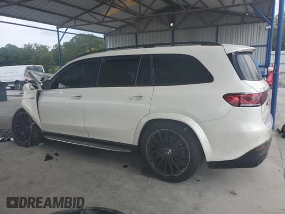 ✅ 2021 Mercedes-Benz GLS 63 AMG • VIN: 4JGFF8KE3MA402977 • Lot: 80011945. Listed on Copart with Not provided. Free auction sales archive from the USA and detailed vehicle history report at DreamBid. Image 2.