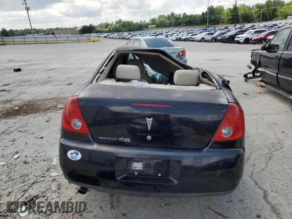 ✅ 2007 Pontiac G6 1SV Value Leader • VIN: 1G2ZF58B074249947 • Lot: 63294475. Listed on Copart with Not provided. Free auction sales archive from the USA and detailed vehicle history report at DreamBid. Image 6.
