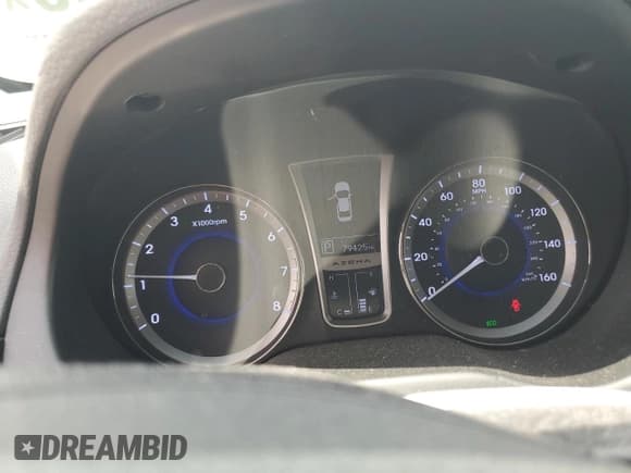 ✅ 2012 Hyundai Azera • VIN: KMHFG4JG6CA153582 • Лот: 64809485. Опубликован ранее на Copart с пробегом 79 425 миль. Бесплатный доступ к архиву аукционных продаж из США и подробный отчёт об истории автомобиля на DreamBid. Изображение 9.