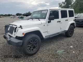 ✅ 2018 Jeep Wrangler Unlimited Sahara • VIN: 1C4BJWEG2JL851277 • Lot: 63631645. Listed on Copart with 83,851 mi. Free auction sales archive from the USA and detailed vehicle history report at DreamBid. Image 1.
