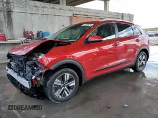 ✅ 2020 Kia Niro LX • VIN: KNDCB3LC1L5423787 • Lot: 43199674. Listed on Copart with 98,513 mi. Free auction sales archive from the USA and detailed vehicle history report at DreamBid. Image 1.