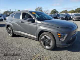 2024 Hyundai Kona SEL with VIN KM8HC3A63RU008254, listed as a Copart auction lot 85442394 with Not provided miles and Salvage title. Bid and sale history available at DreamBid. Image 4.