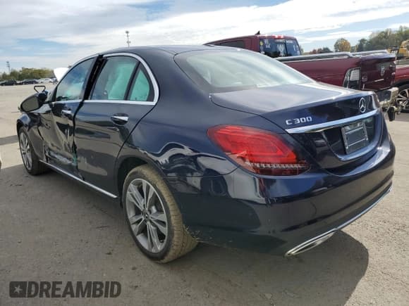 ✅ 2021 Mercedes-Benz C 300 • VIN: W1KWF8EB4MR605700 • Lot: 85534365. Listed on Copart with 37,775 mi. Free auction sales archive from the USA and detailed vehicle history report at DreamBid. Image 2.