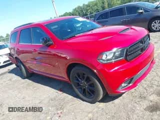 2018 Dodge Durango GT with VIN 1C4RDHDG2JC222105, listed as a IAAI auction lot 42716409 with 76,653 mi miles and . Bid and sale history available at DreamBid. Image 1.