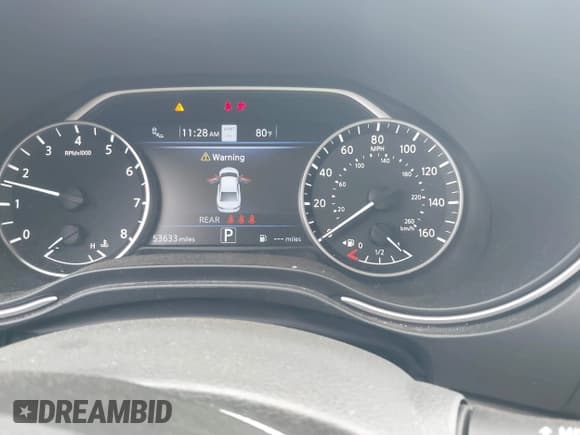 ✅ 2023 Nissan Maxima SV • VIN: 1N4AA6CV0PC510472 • Lot: 42337170. Listed on IAAI with 53,633 mi. Free auction sales archive from the USA and detailed vehicle history report at DreamBid. Image 7.