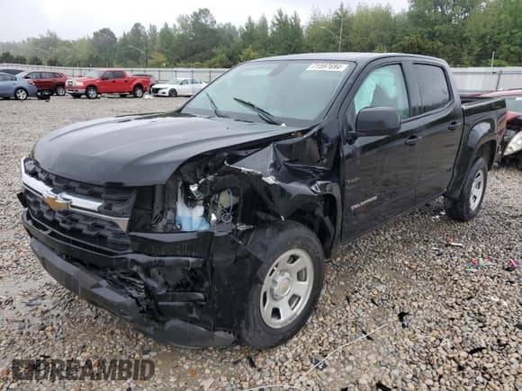 ✅ 2021 Chevrolet Colorado 2WD Work Truck • VIN: 1GCGSBEAXM1292651 • Лот: 71597694. Опубликован ранее на Copart с пробегом Не указан. Бесплатный доступ к архиву аукционных продаж из США и подробный отчёт об истории автомобиля на DreamBid. Изображение 1.