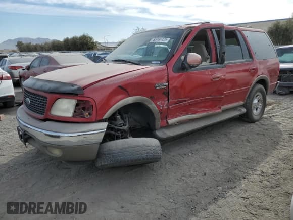 ✅ 2000 Ford Expedition Eddie Bauer • VIN: 1FMEU17L5YLB06434 • Lot: 88497425. Listed on Copart with Not provided. Free auction sales archive from the USA and detailed vehicle history report at DreamBid. Image 1.