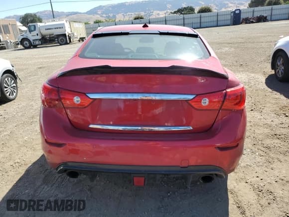 ✅ 2017 Infiniti Q50 Red Sport 400 • VIN: JN1FV7AP2HM850090 • Lot: 58172375. Listed on Copart with 111,971 mi. Free auction sales archive from the USA and detailed vehicle history report at DreamBid. Image 6.