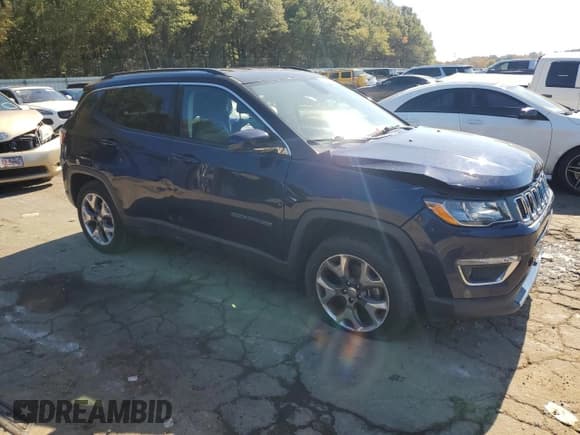 ✅ 2020 Jeep Compass Limited • VIN: 3C4NJDCB5LT200287 • Lot: 91409095. Wystawiony na Copart z przebiegiem 106 273 mil. Bezpłatny archiwum sprzedaży aukcyjnych z USA i szczegółowy raport historii pojazdu na DreamBid. Zdjęcie 4.