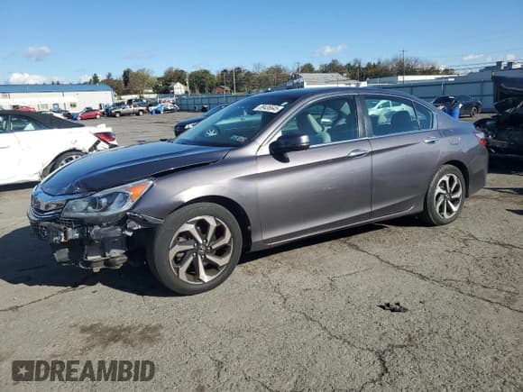 ✅ 2016 Honda Accord EX-L • VIN: 1HGCR2F81GA006861 • Lot: 89436645. Listed on Copart with 74,251 mi. Free auction sales archive from the USA and detailed vehicle history report at DreamBid. Image 1.