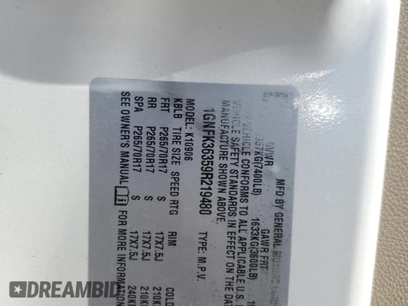 ✅ 2009 Chevrolet Suburban LTZ • VIN: 1GNFK36359R219480 • Lot: 92252075. Wystawiony na Copart z przebiegiem 158 470 mil. Bezpłatny archiwum sprzedaży aukcyjnych z USA i szczegółowy raport historii pojazdu na DreamBid. Zdjęcie 13.